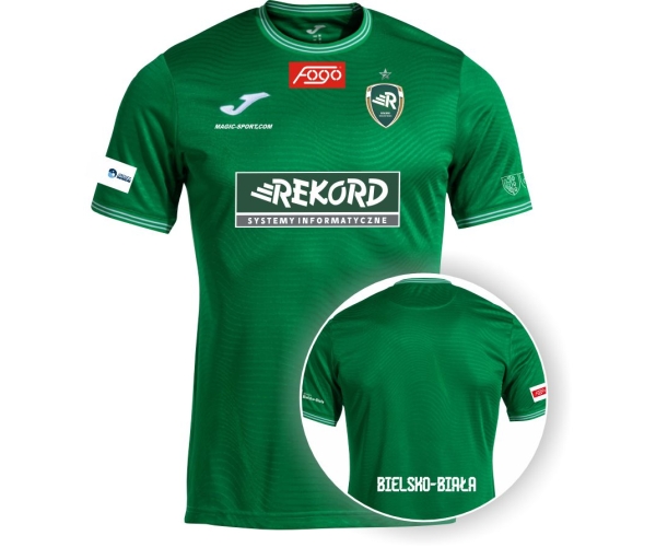 Koszulka meczowa Futsal Ekstraklasa Rekord Bielsko-Biała 26/27 zielona